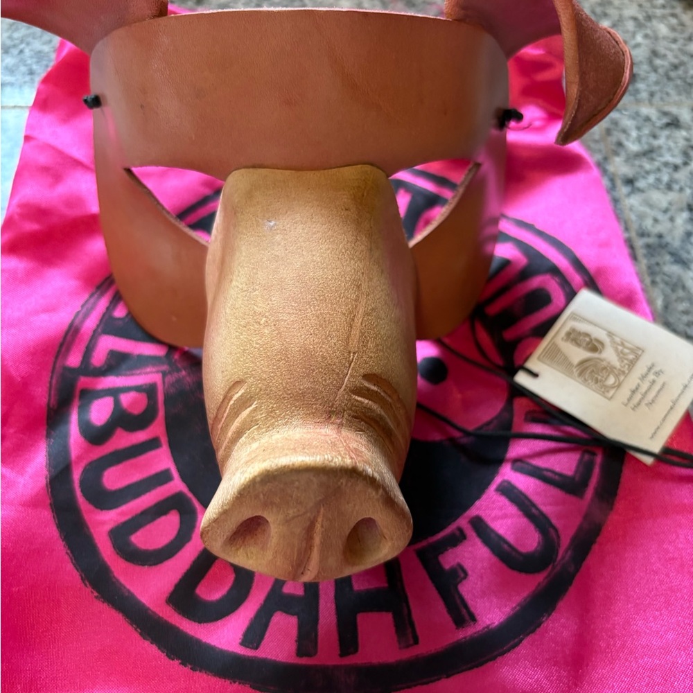 Leather Pig Mask
